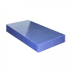 Hőformázható flexibilis üveg műanyag lemez PVC merev film 0,5 mm vastag