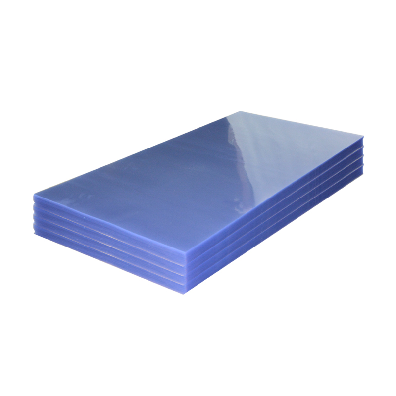 Hőformázható flexibilis üveg műanyag lemez PVC merev film 0,5 mm vastag