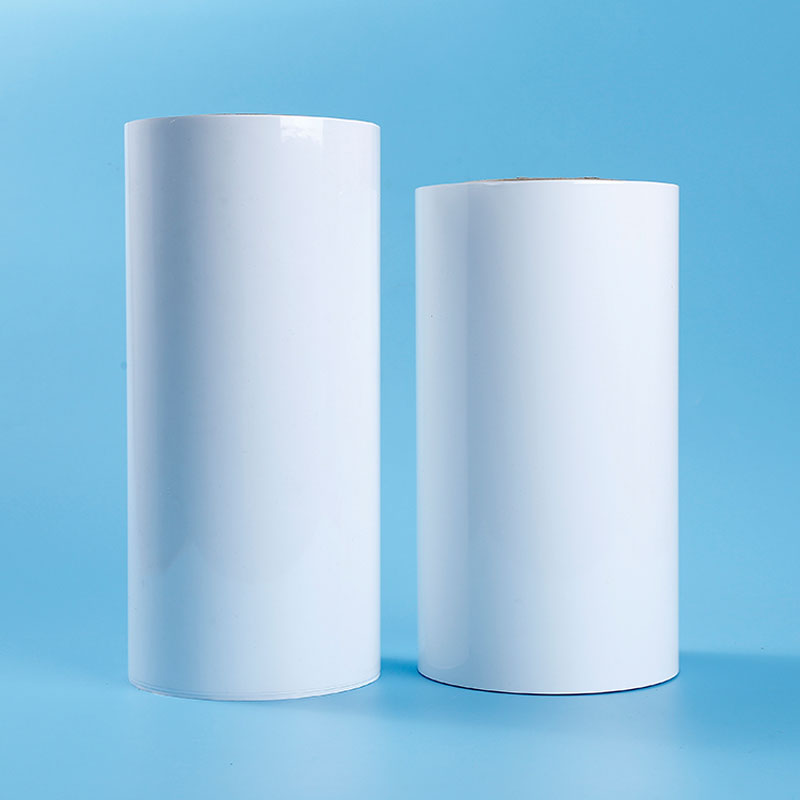 Élelmiszer-osztályú, 0,5 mm-es, fehér, merev APET műanyag lemez hőformázáshoz