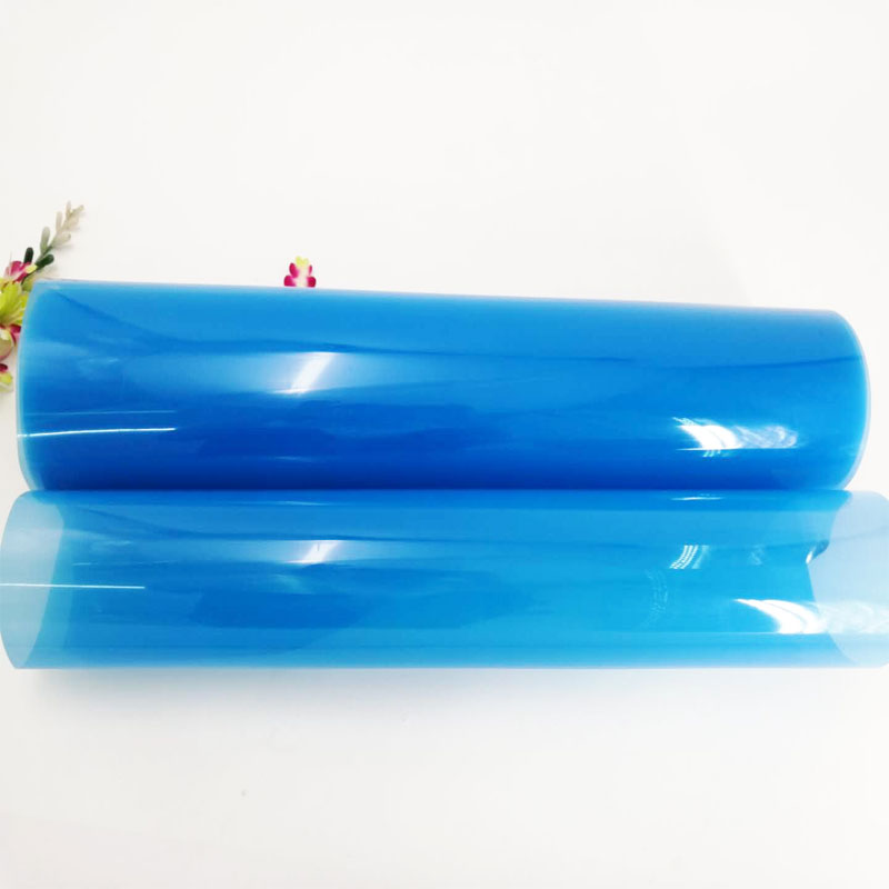 Forró eladás 0,5 mm-es Bule színű átlátszó polivinil-klorid PVC-fólia vákuumképzéshez