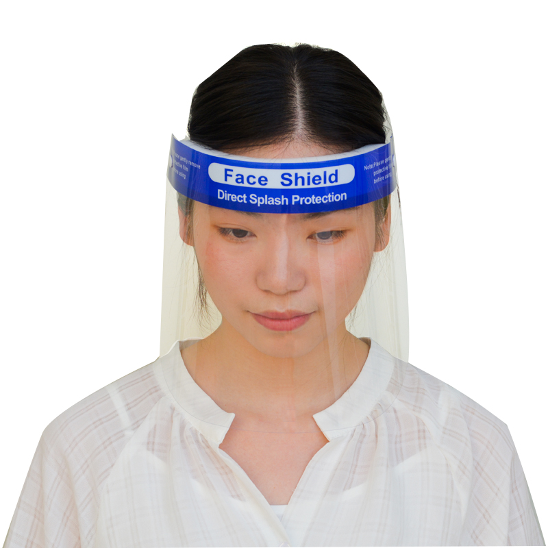 Egyedi, tiszta felnőtt porvédő fröccsenés elleni műanyag védő arcvédő teljes arcvédő