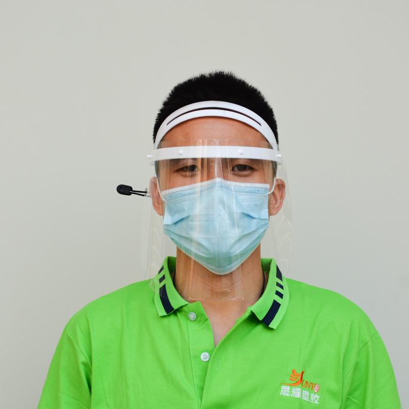 A gyártó beállítható ködelhárító védőmaszk-védőmaszk (Face Face Face Protection Visor Telt Face Visor Plastic Face Visor)