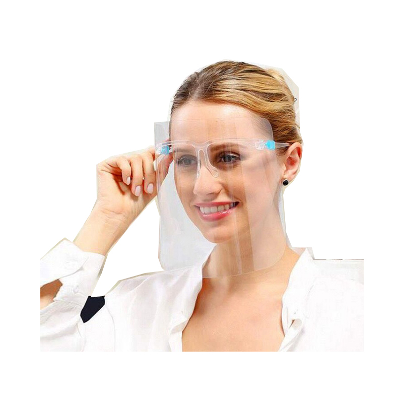 Ködvédelem újrafelhasználható arcvédő szemüveg Protector Arcvédő arc műanyag pajzs szemüveggel