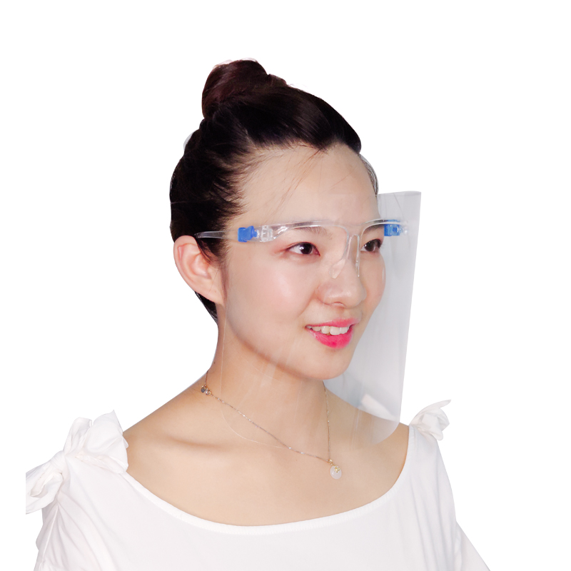 Kínanagykereskedelmi biztonsági felszerelések egyedi műanyag arcvédő szemüvegek